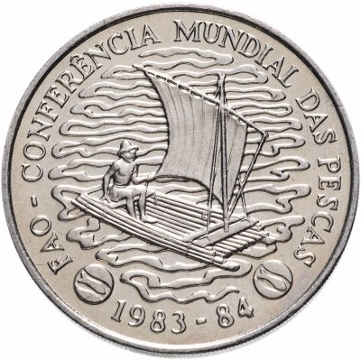 купить Мозамбик 50 метикалов (meticais) 1983 "ФАО. Международная Рыбная Конференция 1984"