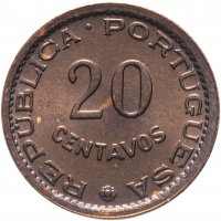 купить Португальский Мозамбик 20 сентаво 1974