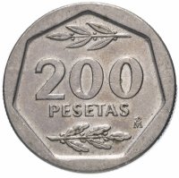 купить Испания 200 песет (случайный год) 1986-1988