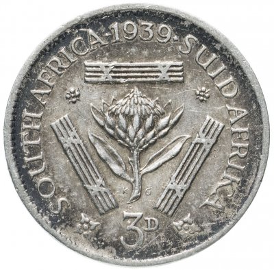 купить ЮАР 3 пенса (pence) 1939