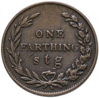 купить Антигуа 1 фартинг (farthing) 1836 токен