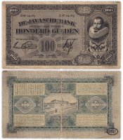 купить Нидерландская Индия 100 гульденов 1927 (Pick 73b)
