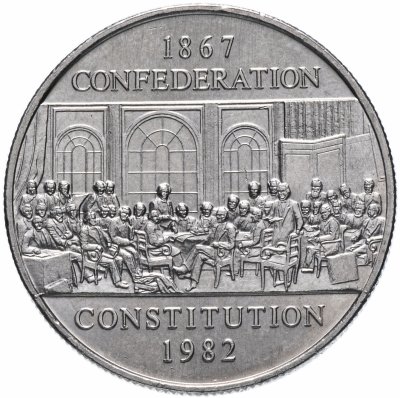 купить Канада 1 доллар (dollar) 1982 " 115 лет конституции Канады"