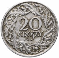 Купить Польша 20 грошей 1923