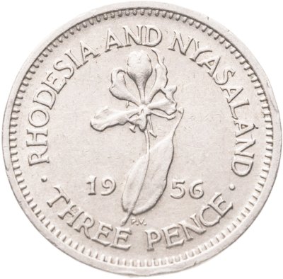 купить Родезия и Ньясаленд 3 пенса (pence) 1956