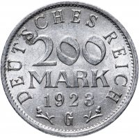 купить Германия 200 марок 1923 G
