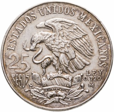 купить Мексика 25 песо (pesos) 1968 Летние Олимпийские игры 1968, Мехико