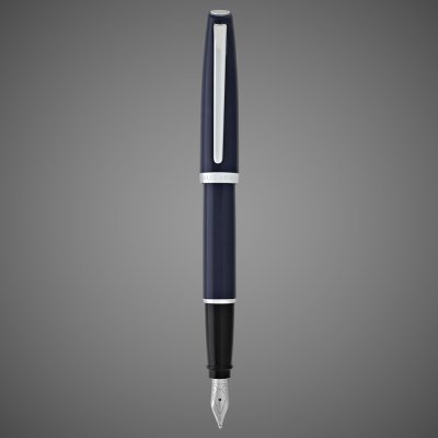 купить Перьевая ручка Aurora Style Resina Matt Blue CT, перо - M, в подарочной коробке, Лаки и смолы: смола, хром, 2026 г.