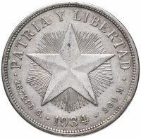 Купить Куба 1 песо (peso) 1934