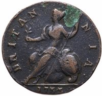 купить Великобритания 1 фартинг 1733