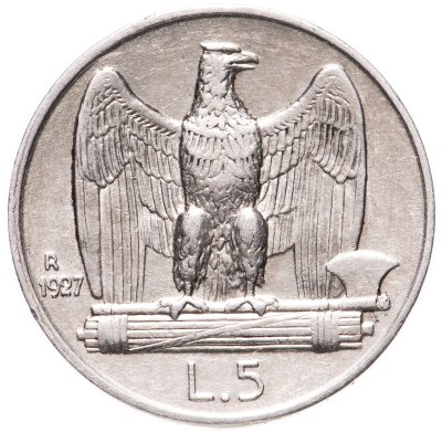 купить Италия 5 лир (lire) 1927