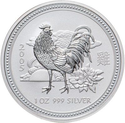 купить Австралия 1 доллар 2005 "Восточный календарь. Год петуха"