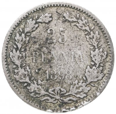 купить 25 пенни 1898 L, монета для Финляндии
