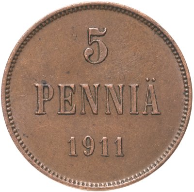 купить 5 пенни (pennia) 1911