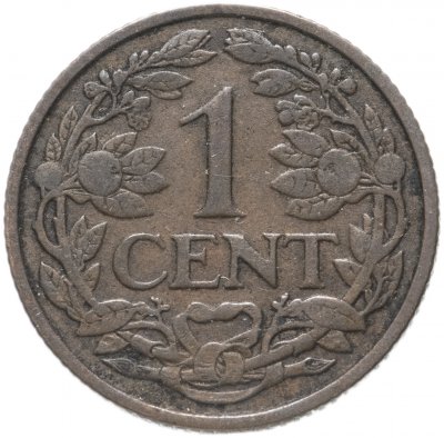 купить Нидерланды 1 цент (cent) 1913-1941, случайный год