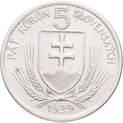 купить Словакия 5 крон (korun) 1939