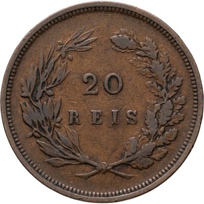 купить Португалия 20 реалов (рейс, reis) 1892