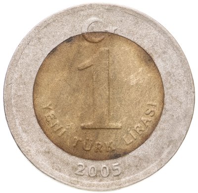 купить Турция 1 новая лира 2005