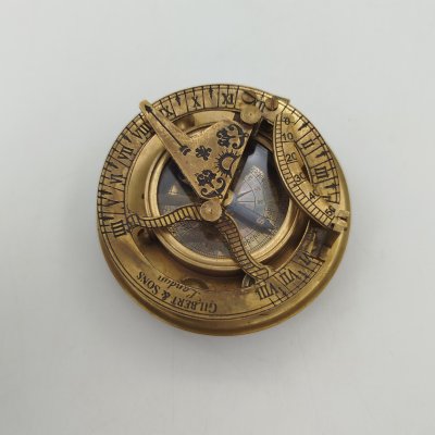 купить Компас с солнечными часами, "Gilbert & Sons", латунь, стекло, Азия, 1990-2000 гг.