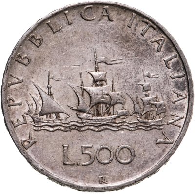 купить Италия 500 лир (lire) 1960