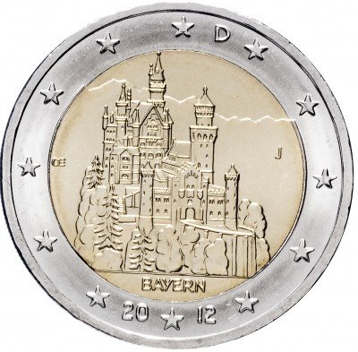 купить Германия 2 евро 2012 J "Федеральные земли Германии: Бавария"
