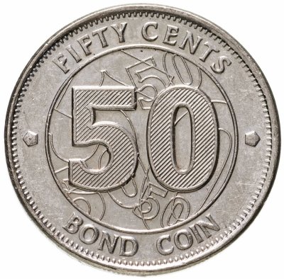 купить Зимбабве 50 центов (cents) 2017