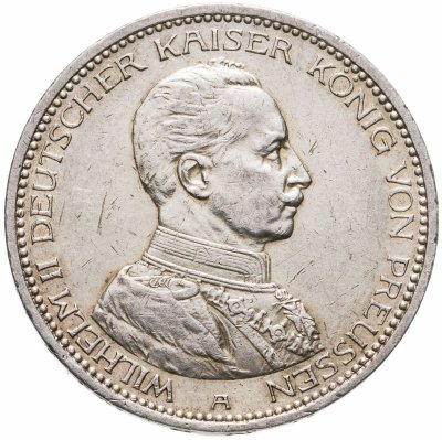 купить Германия (Империя) 5 марок (mark) 1913 А