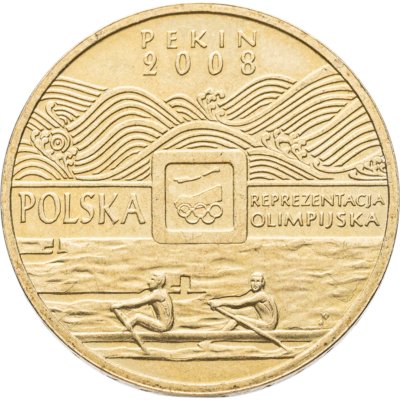 купить Польша 2 злотых 2008 "XXIX Летние Олимпийские Игры, Пекин 2008"