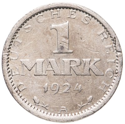 купить Германия 1 марка 1924 A