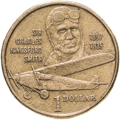купить Австралия 1 доллар (dollar) 1997 "100 лет со дня рождения Чарльза Кингсфорда Смита"