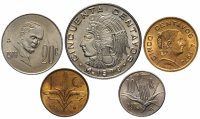 купить Мексика набор монет 1950-1984 (5 штук)