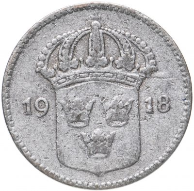 купить Швеция 10 эре (ore) 1918