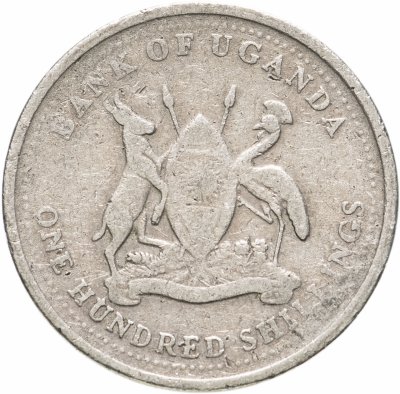 купить Уганда 100 шиллингов (shillings) 1998-2003 не магнетик, случайная дата