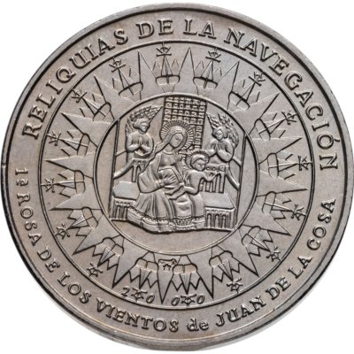 купить Куба 1 песо (peso) 2000 Реликвии судостроения - Карта Хуана де ла Коса