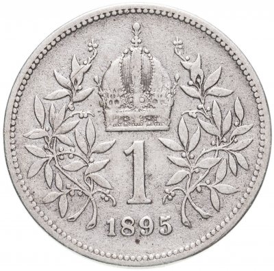 купить Австро-Венгрия 1 крона (krone) 1895, монета для Австрии