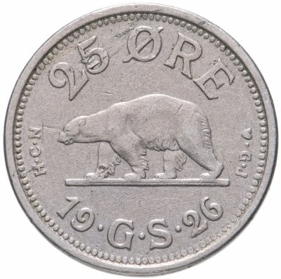 купить Гренландия 25 эре 1926
