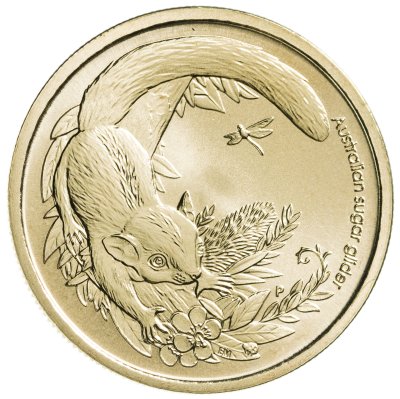 купить Австралия 1 доллар (dollar) 2011 Детёныши диких животных - Сахарная летяга