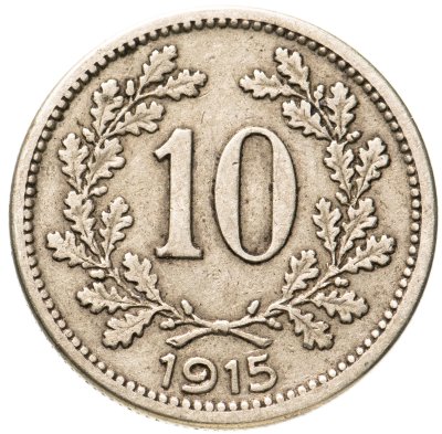 купить Австрия 10 геллеров (heller) 1915