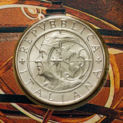 купить Италия 500 1990 500 лет открытию Америки в буклете