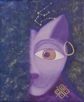 Купить Картина «Новая эра», холст, акрил, акварель, художник Катя Сиберия, Россия, 2020 г.