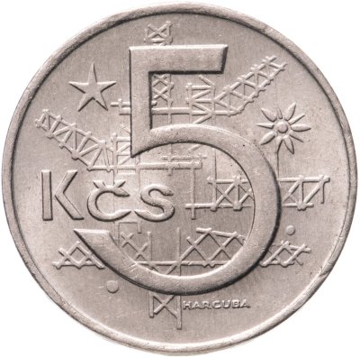 купить Чехословакия 5 крон (korun) 1966