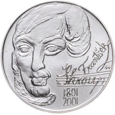купить Чехия 200 крон 2001 "200 лет со дня рождения Франтишка Шкроупа"