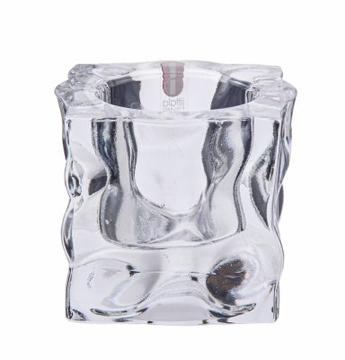 купить Подсвечник с рельефным декором, стекло, фирма "iittala", Финляндия, 2000-2015 гг.