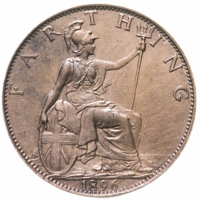 купить Великобритания 1 фартинг (farthing) 1896