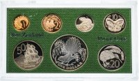 Купить Новая Зеландия набор монет 1980 (7 монет в футляре)