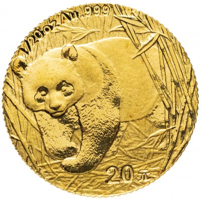 купить Китай 20 юаней 2002 Панда
