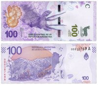 купить Аргентина 100 Песо 2018 (Pick **)