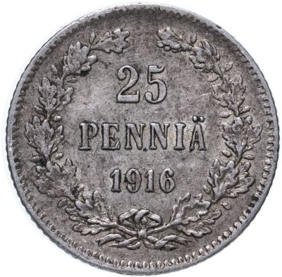 купить 25 пенни (pennia) 1916 S