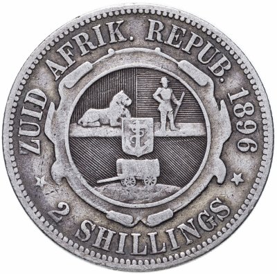 купить ЮАР (Трансвааль) 2 шиллинга 1896