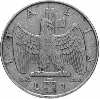 Купить Италия 1 лира 1940